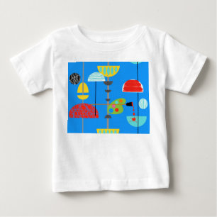 Bebé Minimalista camiseta de arte moderno