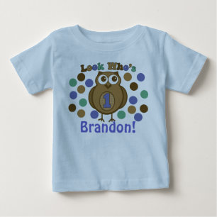 Bebé Mira quién es la primera camiseta de cumpleaños de
