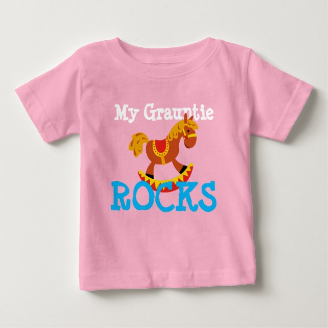 Bebé "¡Mis rocas de corbata!" Camiseta para bebés (Anverso)