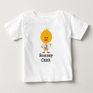 Bebé Mitón largo del corazón de la camiseta I de la