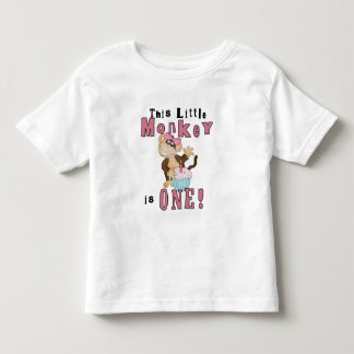 Bebé Mono Fiesta Rosa 1.ª camiseta de cumpleaños y rega