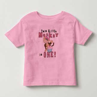 Bebé Mono Fiesta Rosa 1.ª camiseta de cumpleaños y rega