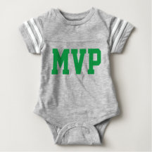 Bebé MVP Football Jersey Bodysuit (Solo frontal)