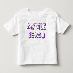 Bebé Myrtle Beach, camiseta de Carolina del Sur
