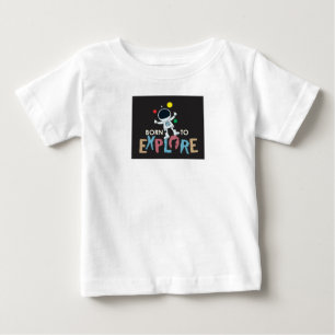 Bebé Nacido para Explorar I Camiseta de Aventura de A