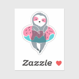 Bebé nadando en la piscina pegatina