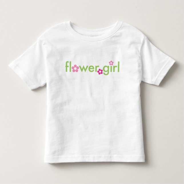 Bebé Niña de flores - Pequeña camiseta (Anverso)