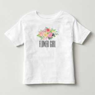 Bebé Niña de flores Toddler Tee Kids Camiseta de chica 