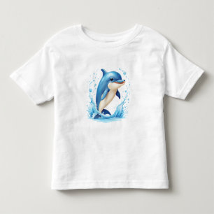 Bebé Niñez niño pequeño delfín de camiseta