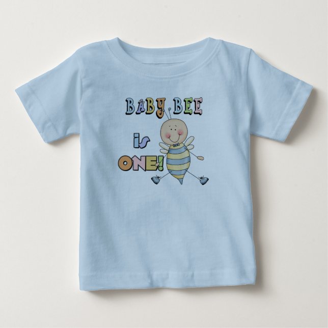 Bebé niño bebe camisetas y regalos de primer cumpl (Anverso)