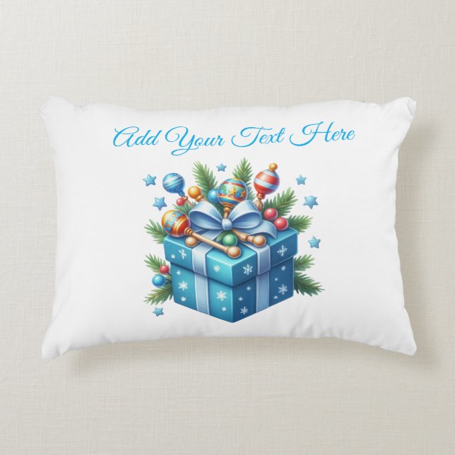 Bebé/ niño con almohada de acento (Anverso)