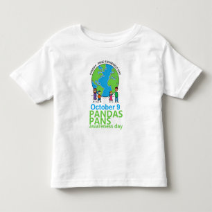 Bebé Niño de la camiseta del día de la conciencia de
