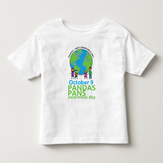 Bebé Niño de la camiseta del día de la conciencia de (Anverso)