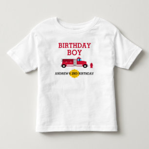 Bebé Niño del niño de la camiseta del cumpleaños del