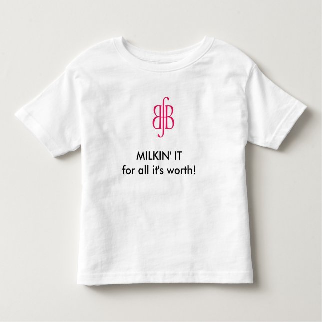 Bebé Niño Milkin él camiseta de amamantamiento (Anverso)