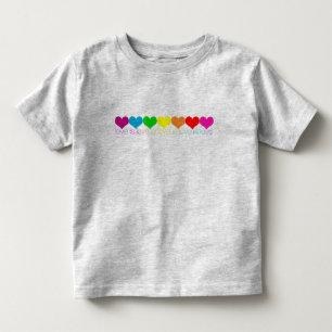 Bebé Niño Orgullo Arcoiris El amor es una camiseta de 