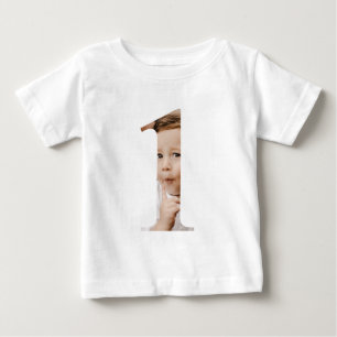 Bebé Niño Personalizado de cumpleaños 1.ᵉʳ camiseta