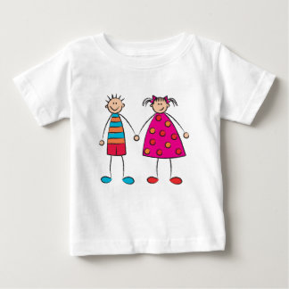 Bebé Niño Personalizado y Chica igual a camiseta de amo