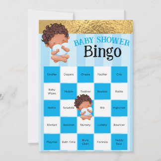 Bebé Niño Pink And Gold Baby Bingo