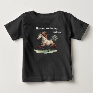 Bebé Niños amantes de la camiseta para futuros jinetes.