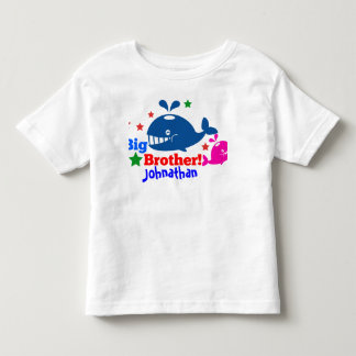 Bebé niños de camiseta de ballena de hermano mayor pers