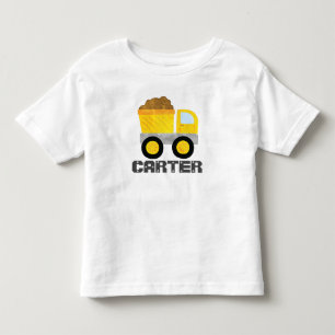 Bebé Niños de la camiseta del camión volquete de la