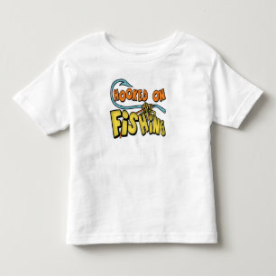 Bebé Niños enganchados en la camiseta de la pesca