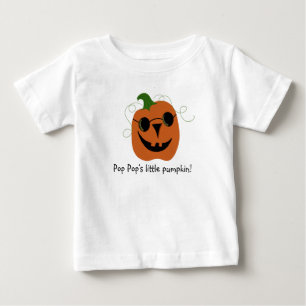 Bebé Niños Halloween Pop: Pequeña camiseta de calabaza