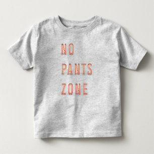 Bebé No hay zona de plantas  Camiseta  Niño pequeño