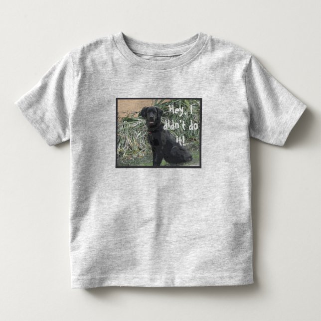 Bebé ¡No lo hice!  Camiseta de los niños (Anverso)