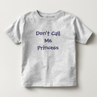 Bebé No me llames camiseta de la princesa-Chica