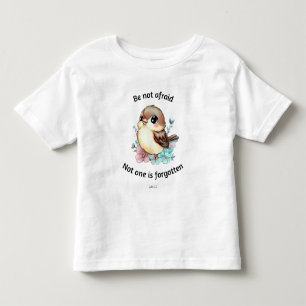 Bebé No tengas miedo de la camiseta de Sparrow Bible To