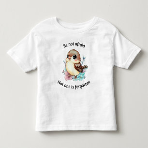 Bebé No tengas miedo de la camiseta de Sparrow Bible To