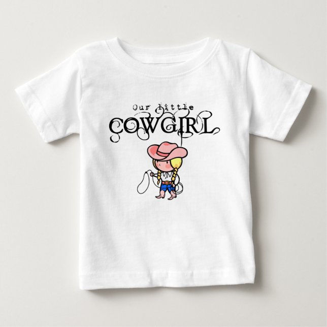 Bebé Nuestra Pequeña Camiseta De Vaquera Para Niños (Anverso)