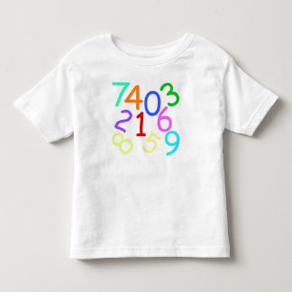 Bebé Números - camiseta de los niños