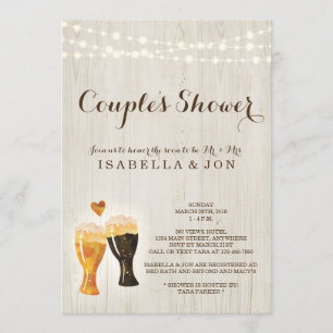 Bebé nupcial de la boda de la invitación de la