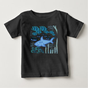 Bebé Ocean Animals, Toddler, camiseta moderna de fina J
