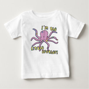 Bebé Octopus Soy la camiseta de Little Brother