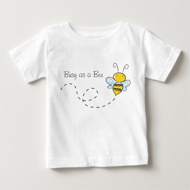 Bebé Ocupado como camiseta de abeja (Anverso)