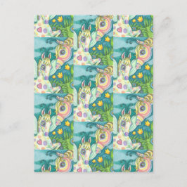 BEBÉ ORIENTAL, CABALLO DE PRIMAVERA, TARJETA POSTA