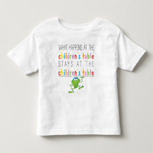 Bebé Pascua "La mesa de los niños", pequeña camiseta