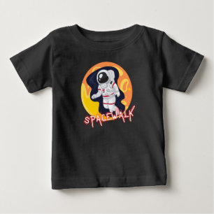 Bebé PASEO ESPACIAL - Camiseta de ASTRONAUTA ESPACIAL