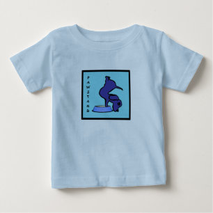 Bebé PAWSTAND - Divertida camiseta de yoga para bebés