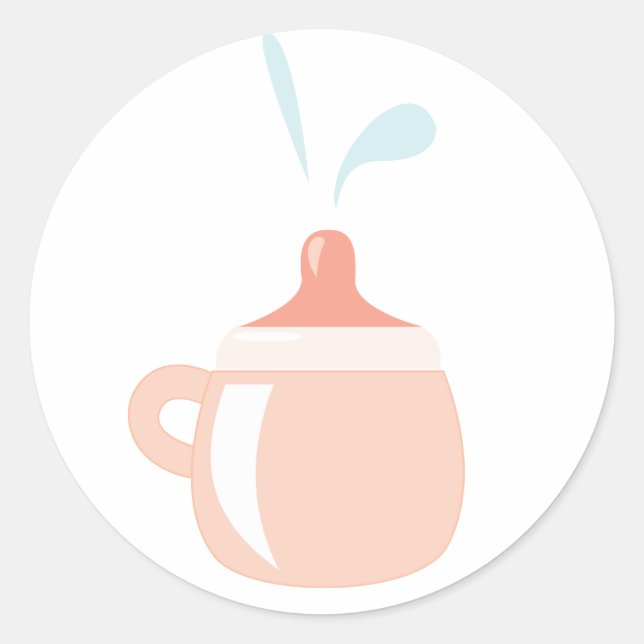 Bebé Pegatinas de Botellas (Anverso)