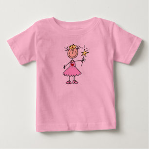 Bebé Pequeña camiseta con la figura del palo de princes