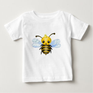 Bebé Pequeña camiseta de abeja reina - Pintura
