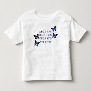 Bebé Pequeña camiseta de mariposa de estilo alpino Cute