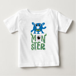 Bebé Pequeña camiseta de Monstruo Cute
