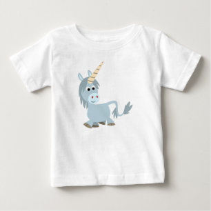 Bebé Pequeña camiseta de unicornio, Personalizado amiga