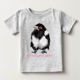 Bebé Pequeña camiseta de urraca